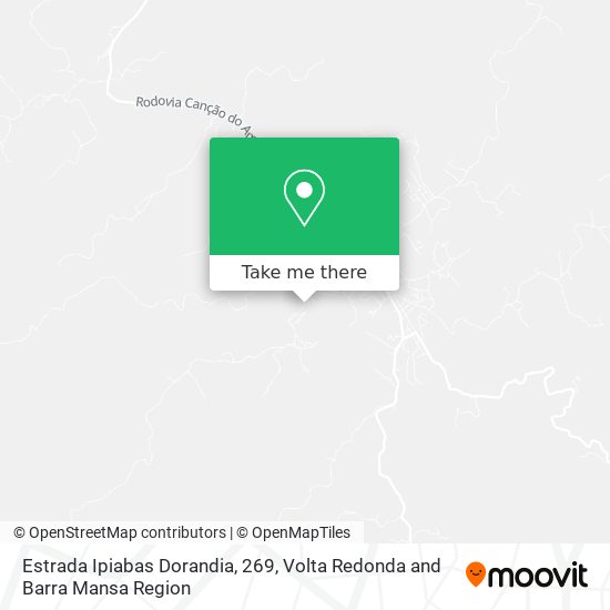 Estrada Ipiabas Dorandia, 269 map