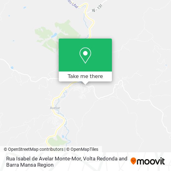 Mapa Rua Isabel de Avelar Monte-Mor