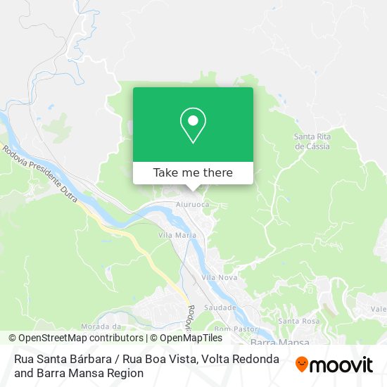 Rua Santa Bárbara / Rua Boa Vista map