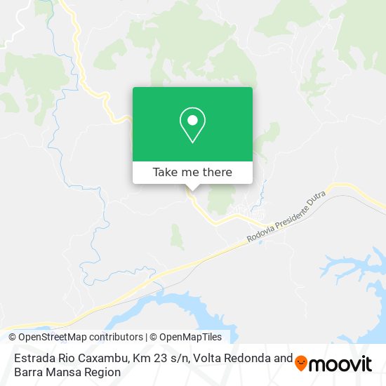 Estrada Rio Caxambu, Km 23 s/n map