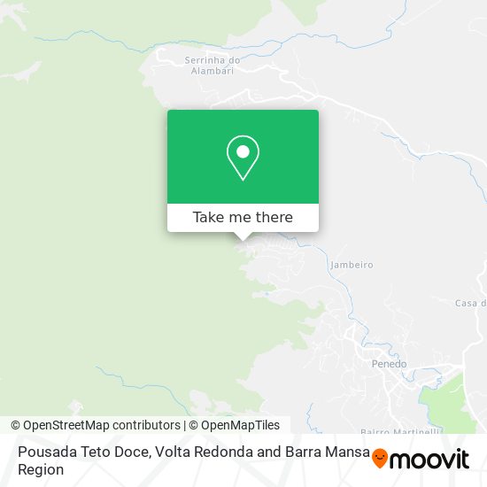 Pousada Teto Doce map