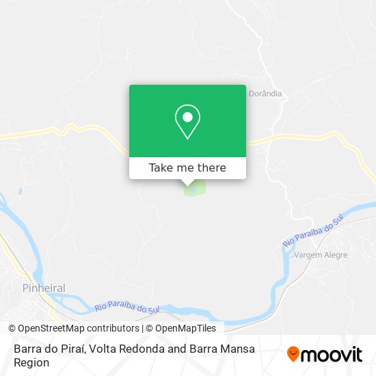 Barra do Piraí map