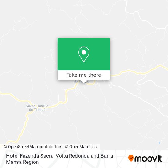 Hotel Fazenda Sacra map