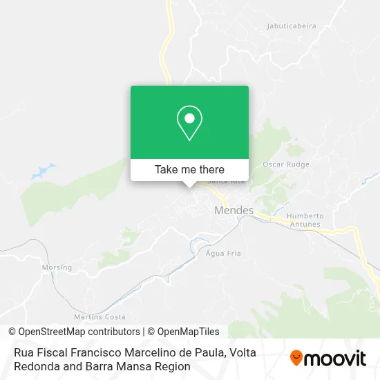 Rua Fiscal Francisco Marcelino de Paula map