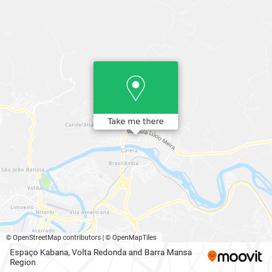 Espaço Kabana map