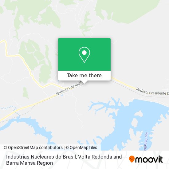 Indústrias Nucleares do Brasil map
