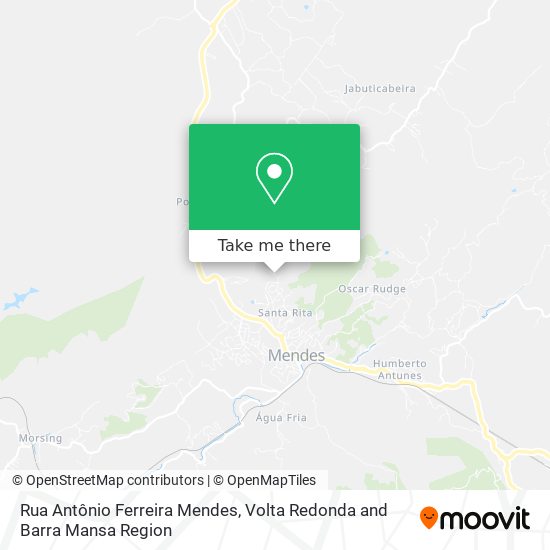 Rua Antônio Ferreira Mendes map