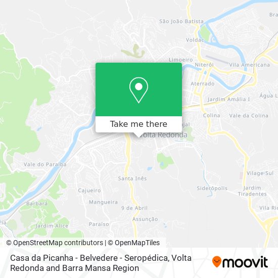 Casa da Picanha - Belvedere - Seropédica map