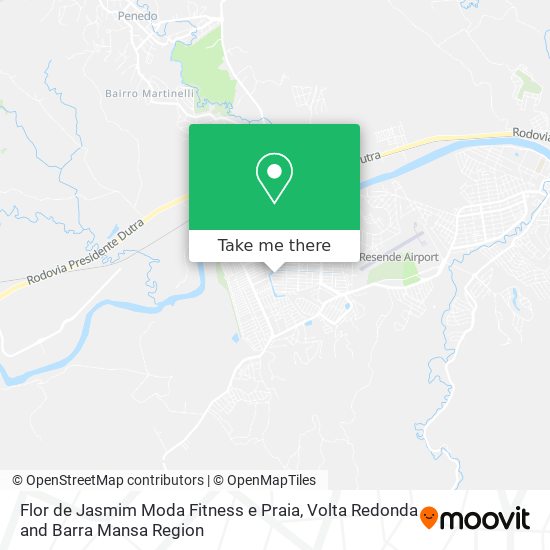 Mapa Flor de Jasmim Moda Fitness e Praia