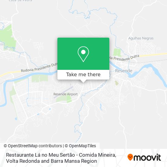 Mapa Restaurante Lá no Meu Sertão - Comida Mineira