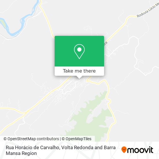 Mapa Rua Horácio de Carvalho