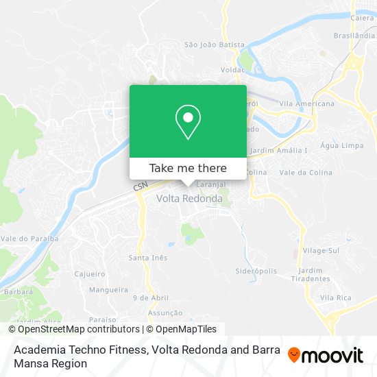 Academia Techno Fitness map