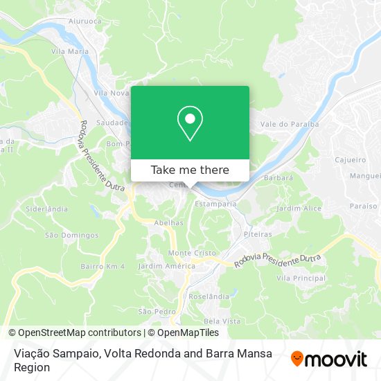 Viação Sampaio map