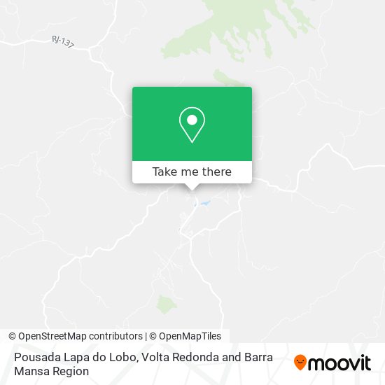 Pousada Lapa do Lobo map