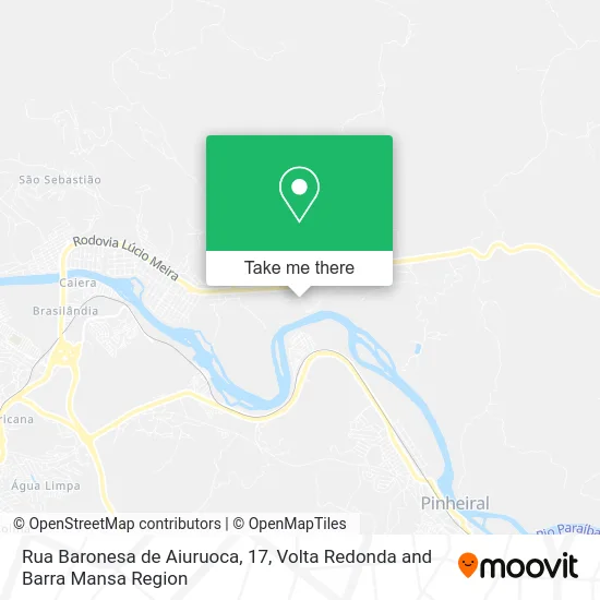 Rua Baronesa de Aiuruoca, 17 map