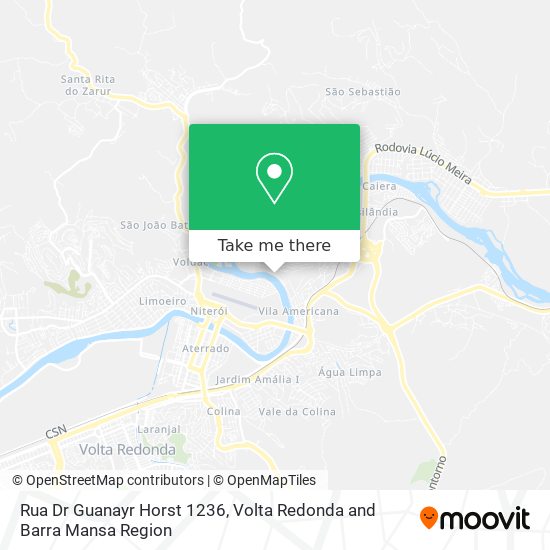 Rua Dr Guanayr Horst 1236 map