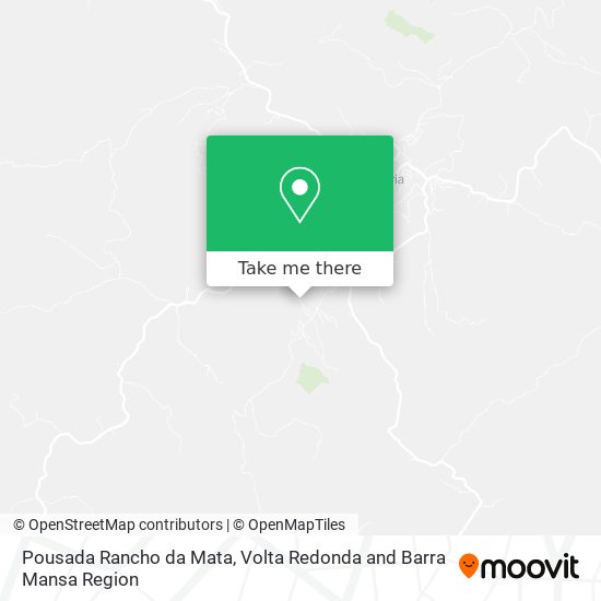 Pousada Rancho da Mata map