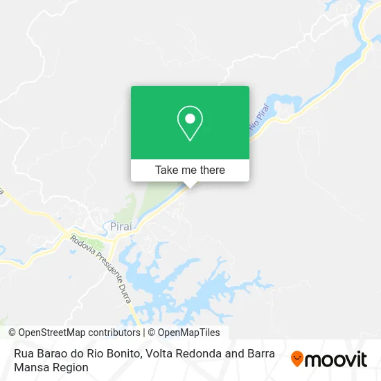 Rua Barao do Rio Bonito map