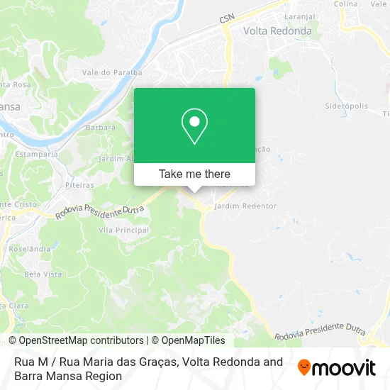 Rua M / Rua Maria das Graças map