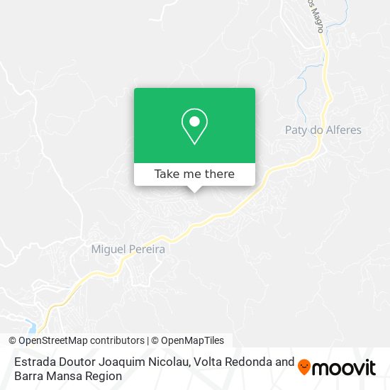Estrada Doutor Joaquim Nicolau map