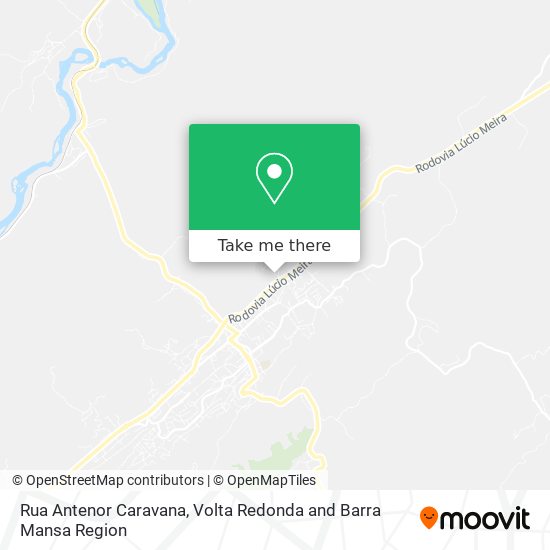 Rua Antenor Caravana map