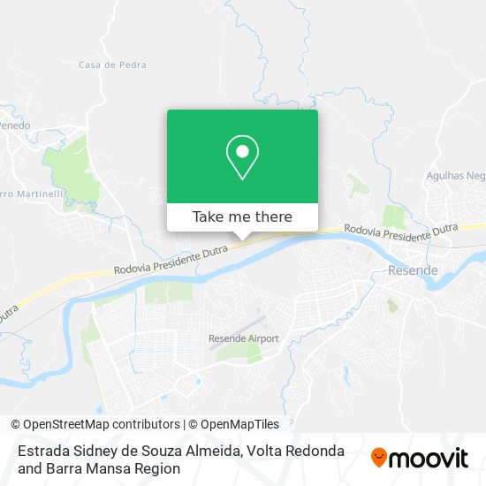 Estrada Sidney de Souza Almeida map