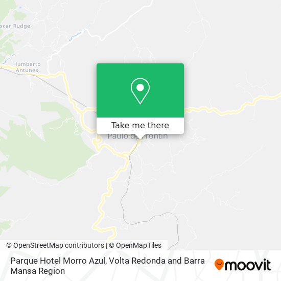 Parque Hotel Morro Azul map