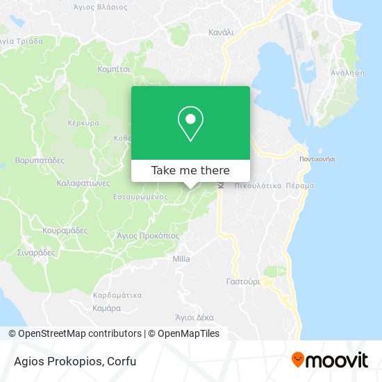 Agios Prokopios map