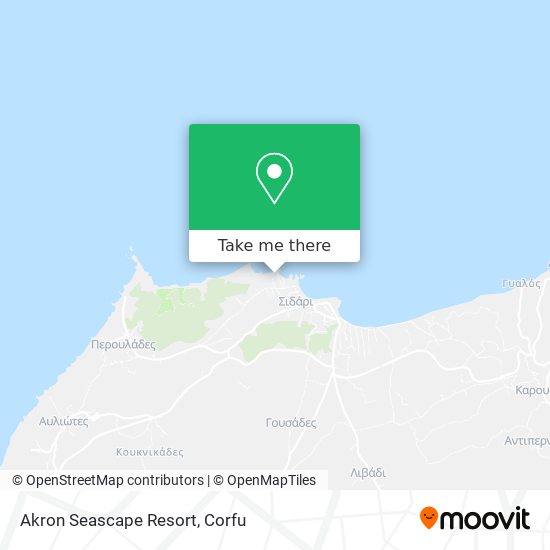 Akron Seascape Resort map
