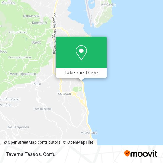 Taverna Tassos map