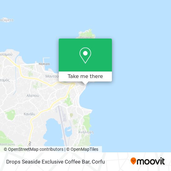 Drops Seaside Exclusive Coffee Bar map