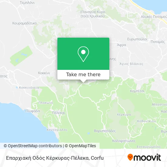 Επαρχιακή Οδός Κέρκυρας-Πέλεκα map