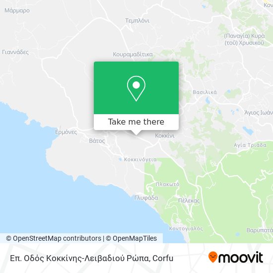 Επ. Οδός Κοκκίνης-Λειβαδιού Ρώπα map