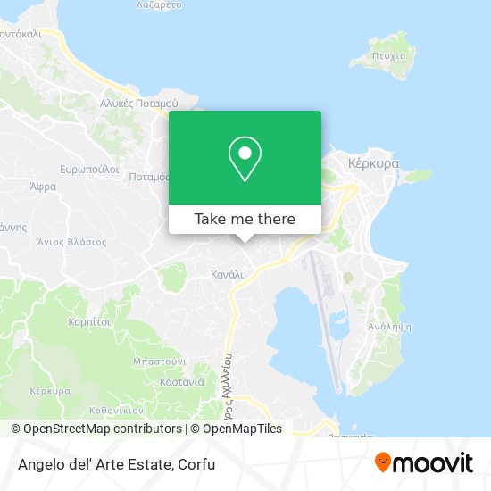 Angelo del' Arte Estate map