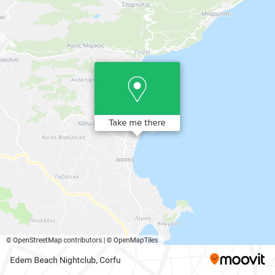 Edem Beach Nightclub map