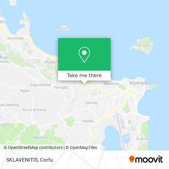 SKLAVENITIS map