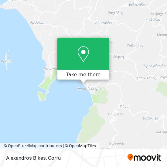 Alexandros Bikes map