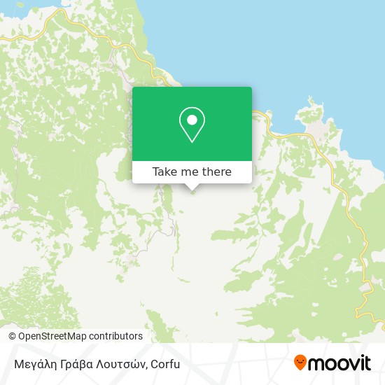 Μεγάλη Γράβα Λουτσών map