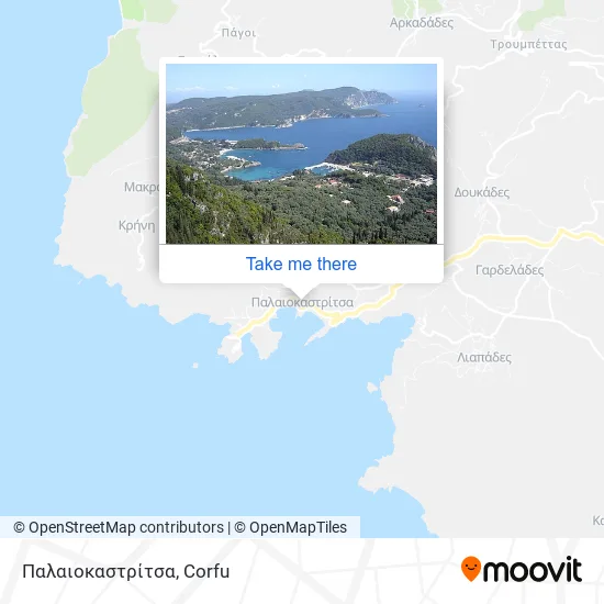 Παλαιοκαστρίτσα map