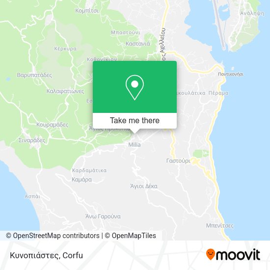 Κυνοπιάστες map