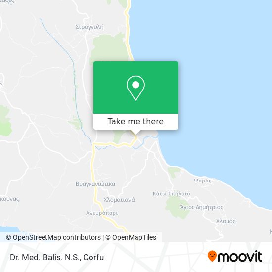 Dr. Med. Balis. N.S. map