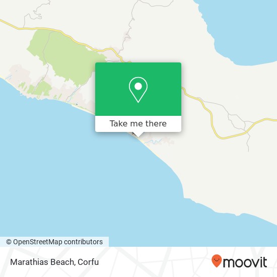 Marathias Beach map