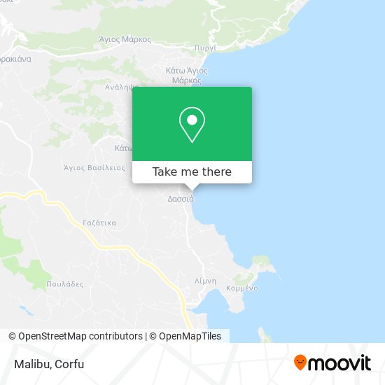 Malibu map
