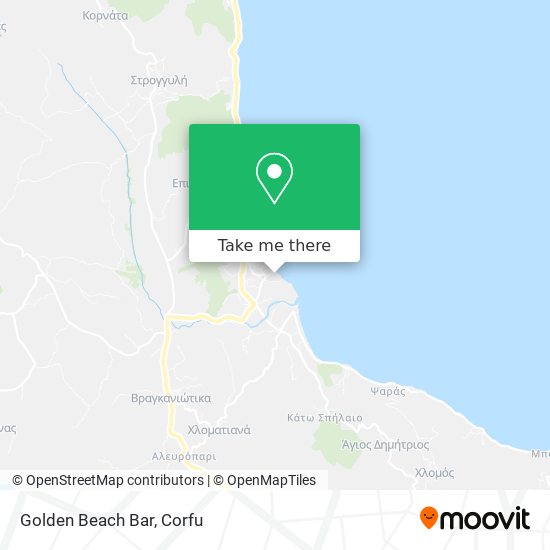 Golden Beach Bar map