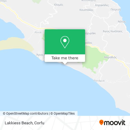 Lakkiess Beach map