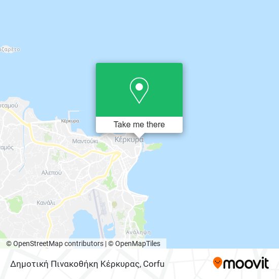 Δημοτική Πινακοθήκη Κέρκυρας map