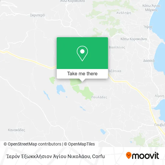 Ἱερὸν Ἐξωκκλήσιον Ἀγίου Νικολάου map