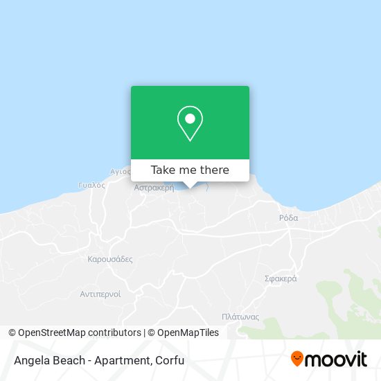 Angela Beach - Apartment map