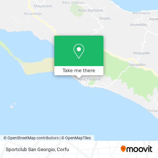 Sportclub San Georgio map