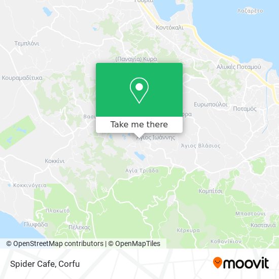 Spider Cafe map
